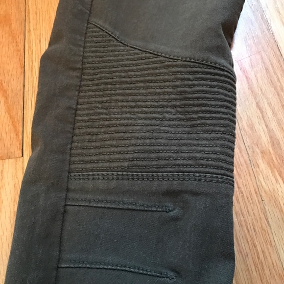 Army green military style jeans - Picture 2 of 5